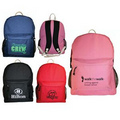 600 D Polyester Backpack w/ Cotton Canvas Strap